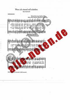 Wenn ich einmal soll scheiden (J.S. Bach) 