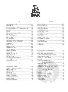The Real Book Vol. 1 Eb 