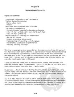 The Jazz Ensemble Director's Handbook (John Berry) 