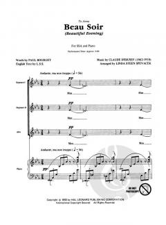 Beau Soir (Claude Debussy) 