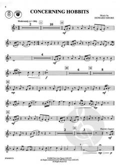 Lord Of The Rings Trilogy Instrumental Solos von Howard Shore für Horn