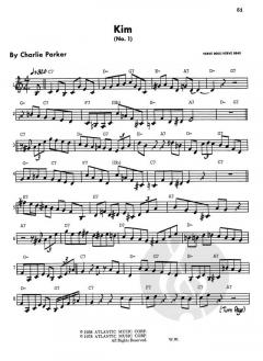 Charlie Parker Omnibook Bb 