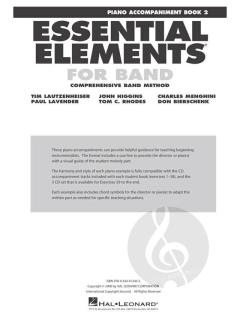 Essential Elements 2000 Book 2 Piano Accompaniment 