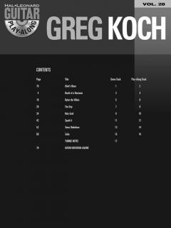 Guitar Play-Along Vol. 28: Greg Koch von Greg Koch 