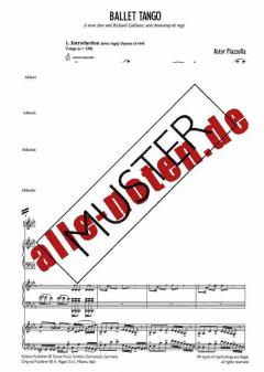 Ballet Tango von Astor Piazzolla 
