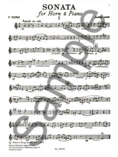 Sonata von Samuel Adler 