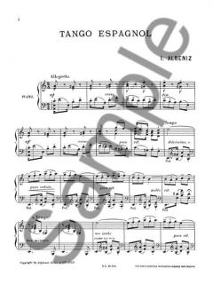 10 Pieces No.10 Tango en La Mineur Piano von Isaac Albeniz 