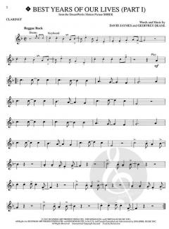 Movie Songs For Clarinet 