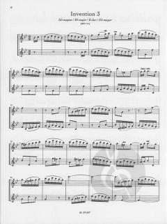 15 zweistimmige Inventionen BWV 772-786 (Johann Sebastian Bach) 