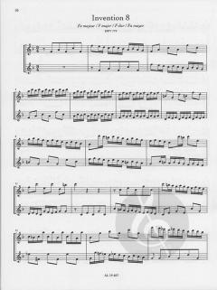 15 zweistimmige Inventionen BWV 772-786 (Johann Sebastian Bach) 