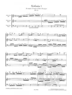 15 dreistimmige Sinfonien BWV 787-801 Band 1 (Johann Sebastian Bach) 