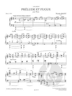 Prelude et Fugue, Op. 91 von Nicolas Bacri 