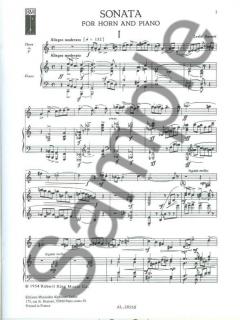 Sonata von Bassett für Horn und Klavier bei alle-noten.de