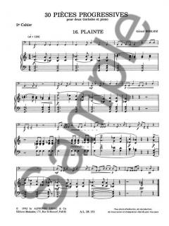 30 Pieces Progressives Vol. 2 von Gerard Berlioz 