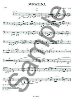 John Boda: Sonatina für Tuba und Klavier im Alle Noten Shop kaufen