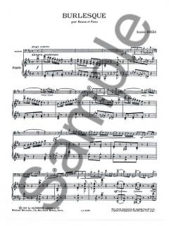 Burlesque von Eugène Bozza 