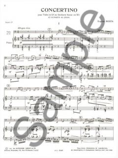 Concertino (Tuba et Orchestre) von Eugene Bozza im Alle Noten Shop kaufen