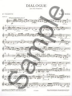 Dialogue von Eugene Bozza für 2 Trompeten im Alle Noten Shop kaufen