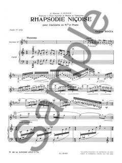 Rhapsodie Nicoise von Eugene Bozza 