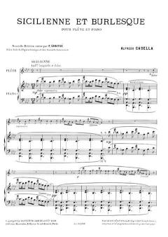 Sicilienne et Burlesque von Casella 