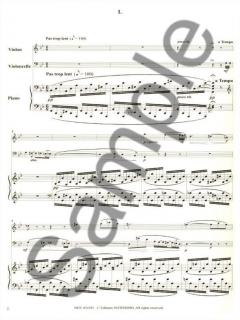 Trio, en Sol Mineur (Ernest Chausson) 