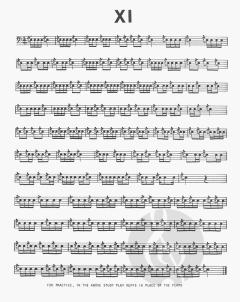 Intermediate Snare Drum Studies (Mitchell Peters) 