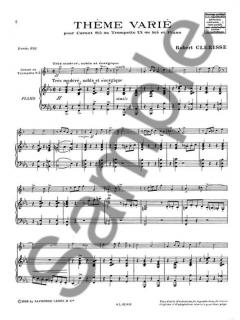 Theme Varie von Robert Clerisse 