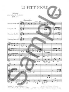 Petit Negre von Claude Debussy 