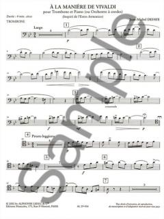 A La Maniere De Vivaldi von Jean-Michel Defaye 
