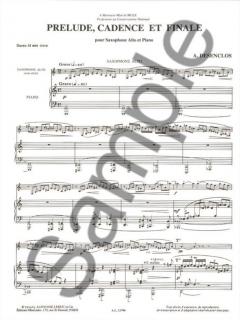 Prelude Cadence et Finale von Alfred Desenclos 