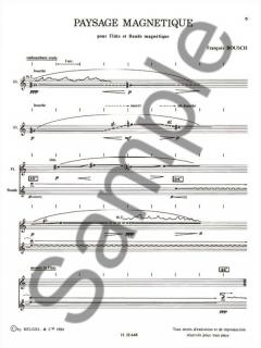 Melanges Vol.2 Oeuvres Faciles Flute et Bande Magnetique Partition 
