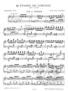 10 Etudes de Concert No.2 von Pierre Max Dubois 