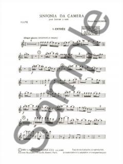 Sinfonia Da Camera von Pierre Max Dubois für Holzbläserensemble im Alle Noten Shop kaufen