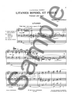 Litanies / Rondel / Fugue von Falcinelli 