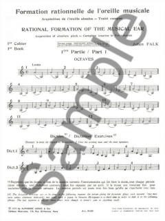 Formation Rationnelle de L Oreille Musicale Vol. 1 