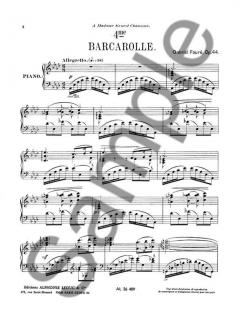 Barcarolle No. 4 Op. 44 von Gabriel Fauré für Klavier im Alle Noten Shop kaufen - HA9055