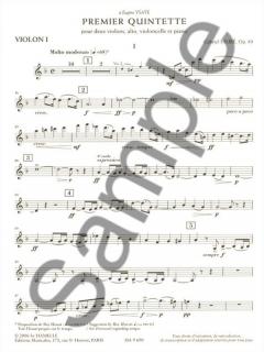 Premier Quintette, Op. 89 (Gabriel Fauré) 