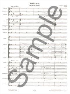 Requiem Op. 48 Pour Soli, Choeur et Orchestre von Gabriel Fauré im Alle Noten Shop kaufen