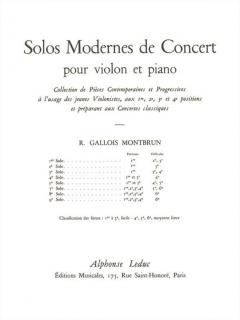 Solo De Concert No. 7 von Raymond Gallois-Montbrun 