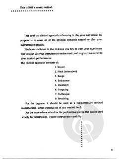 Musical Calisthenics for Brass von Carmine Caruso 