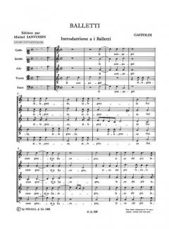 Balletti A Cinque Voci (Giovanni Giacomo Gastoldi) 
