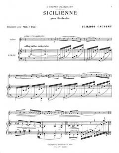 Sicilienne von Philippe Gaubert 