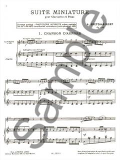 Suite Miniature Op. 145 von Alexander Tichonowitsch Gretschaninow 