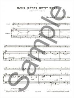 Gais Loisirs von Maurice Hauchard für Violine und Klavier im Alle Noten Shop kaufen