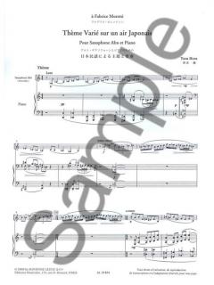 Theme Varie Sur Un Air Japonais von Toru Hora 