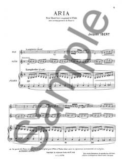 Aria von Jacques Ibert 