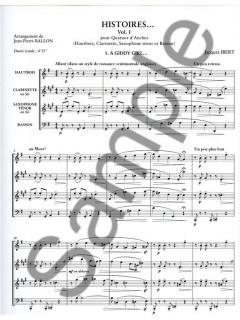 Histoires, Vol.1 für Holzbläser Quartett im Alle Noten Shop kaufen