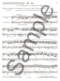 25 Etudes Techniques et Melodiques Vol.2 von Paul Jeanjean 