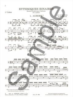 Rythmiques Binaires Vol. 1 (Jacques-Francois Juskowiak) 