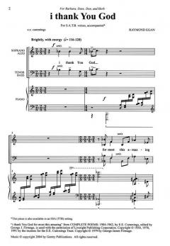 I Thank You God (Raymond Egan) 